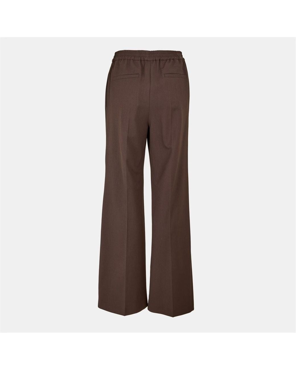 Weekend by Maxmara Brown Petra Wide Leg Trousers