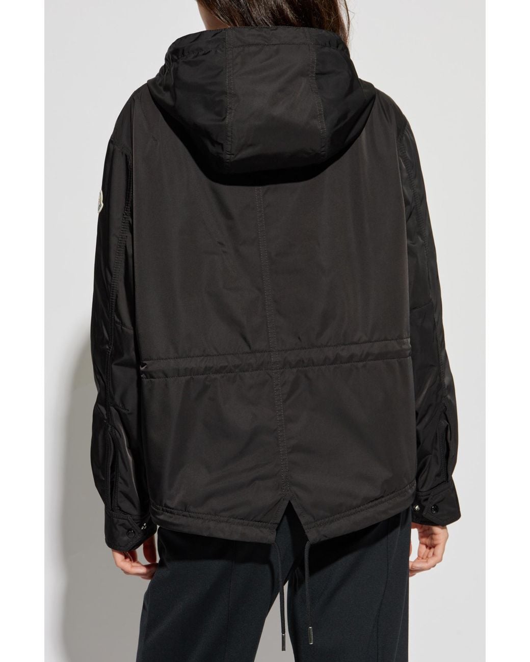 Moncler Black Hooded Jacket "Noizay"