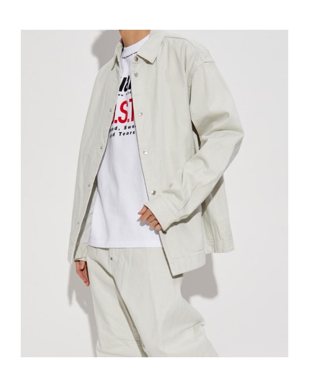 DSquared² White Icon New Generation Overshirt for men