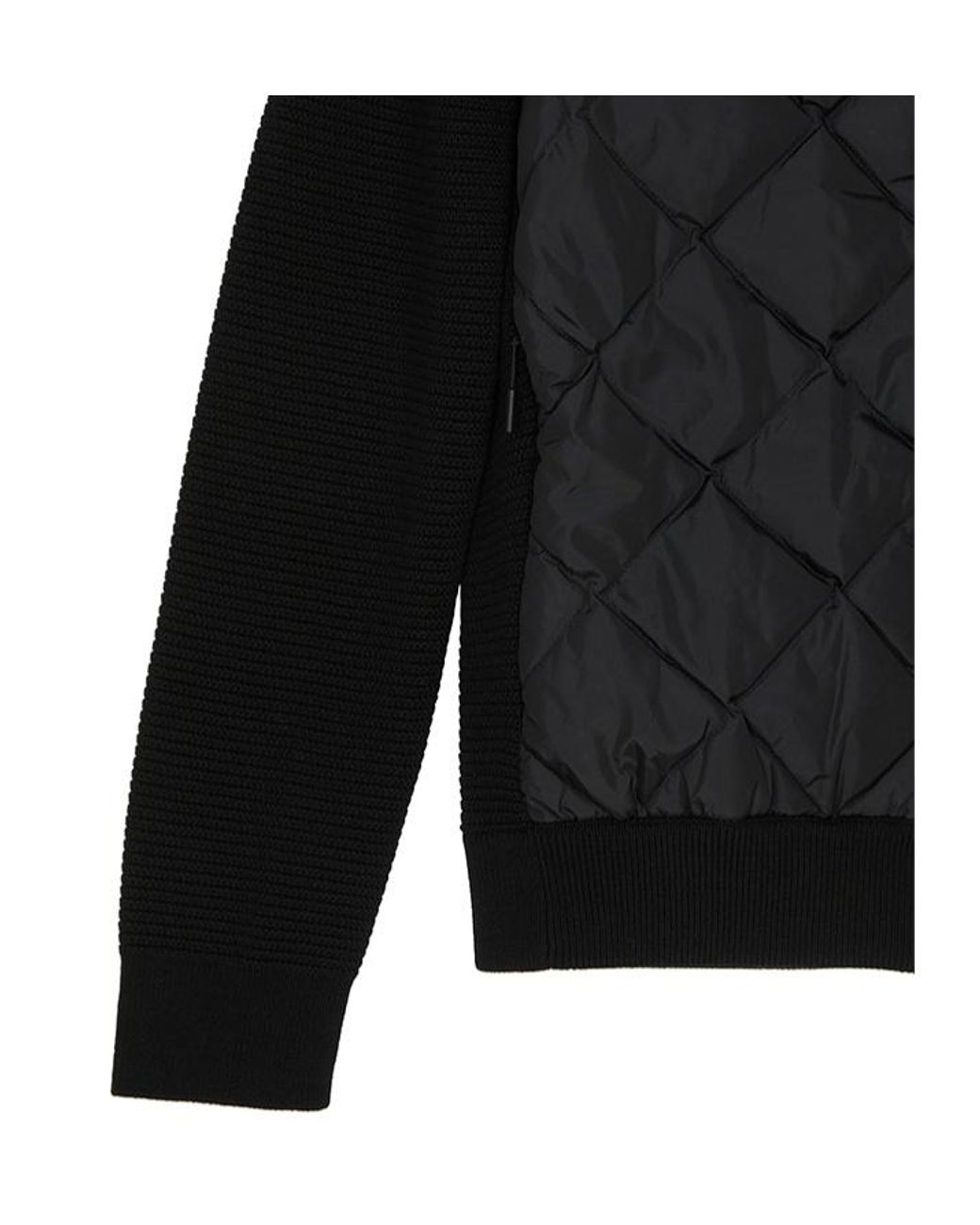 Canada Goose Black Hybridge Quilted Hooded Jacket