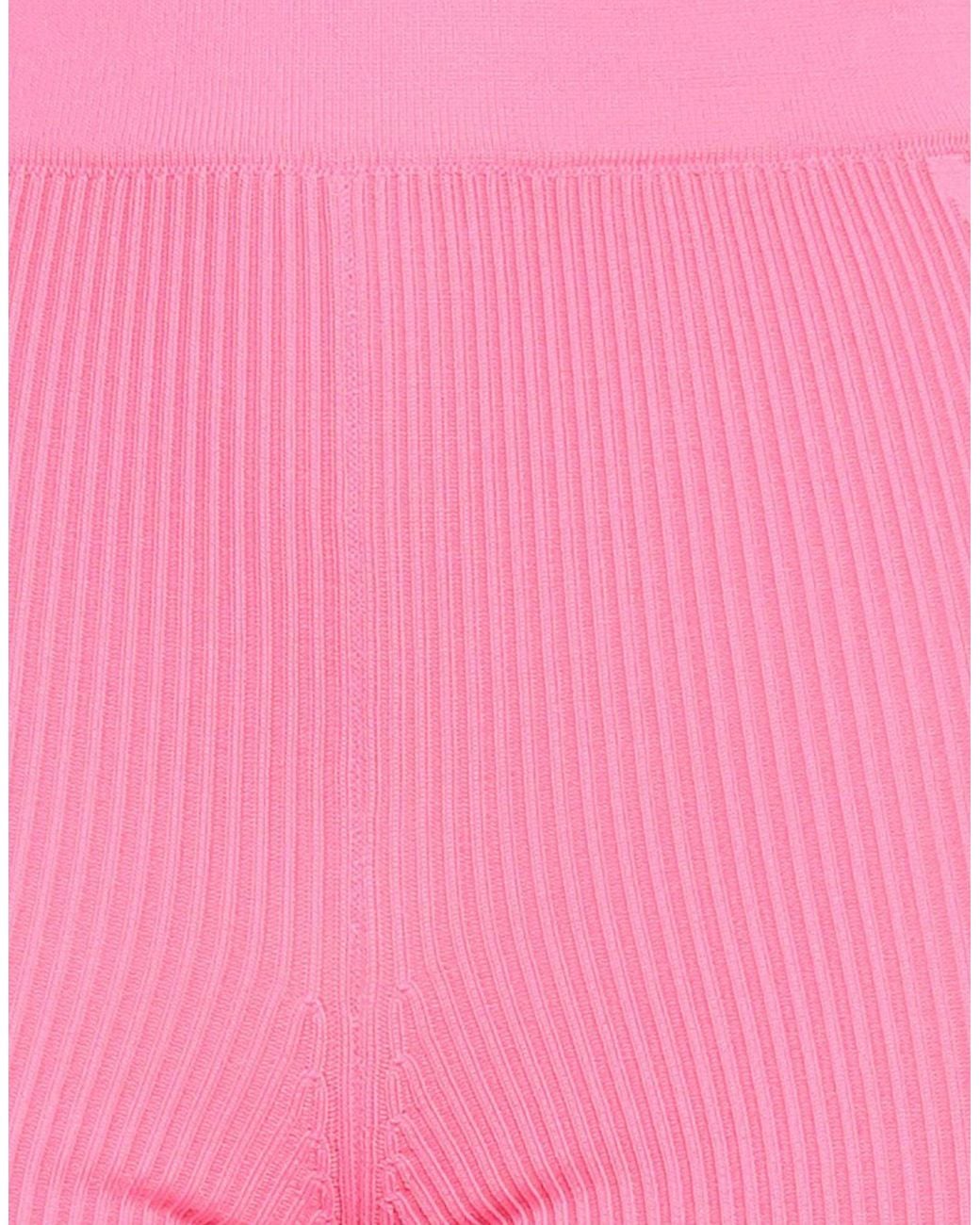 Jacquemus Pink Elastic Waistband Shorts