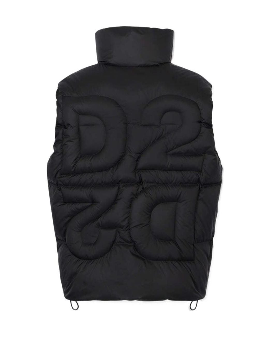 DSquared² Black D2 Upside Down Vest for men