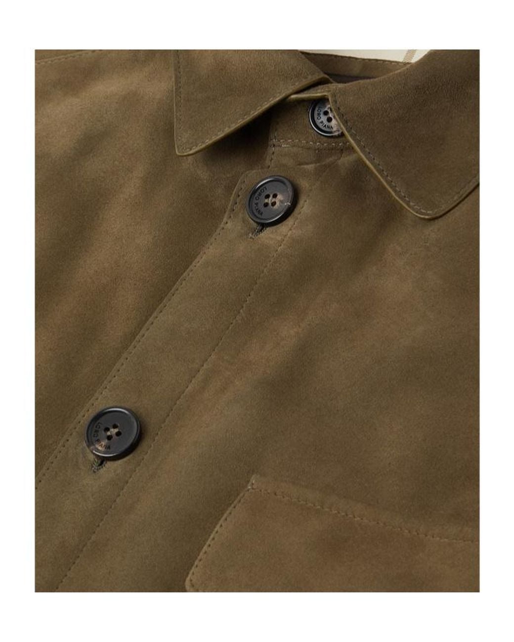 Loro Piana Green Overshirt for men