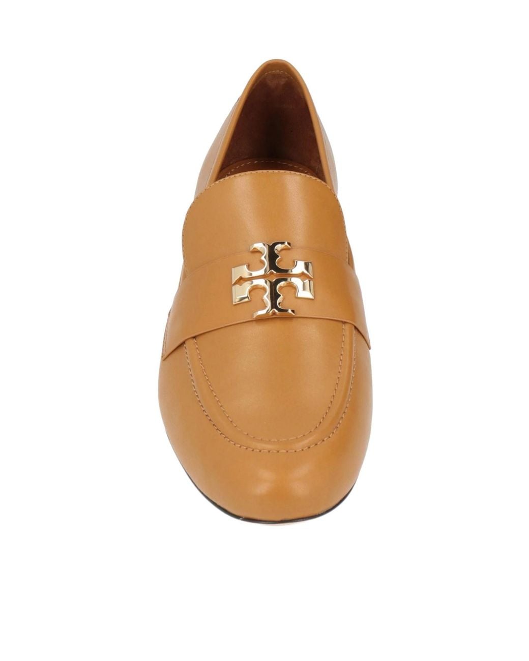 Tory Burch Brown Plain Colour Loafers