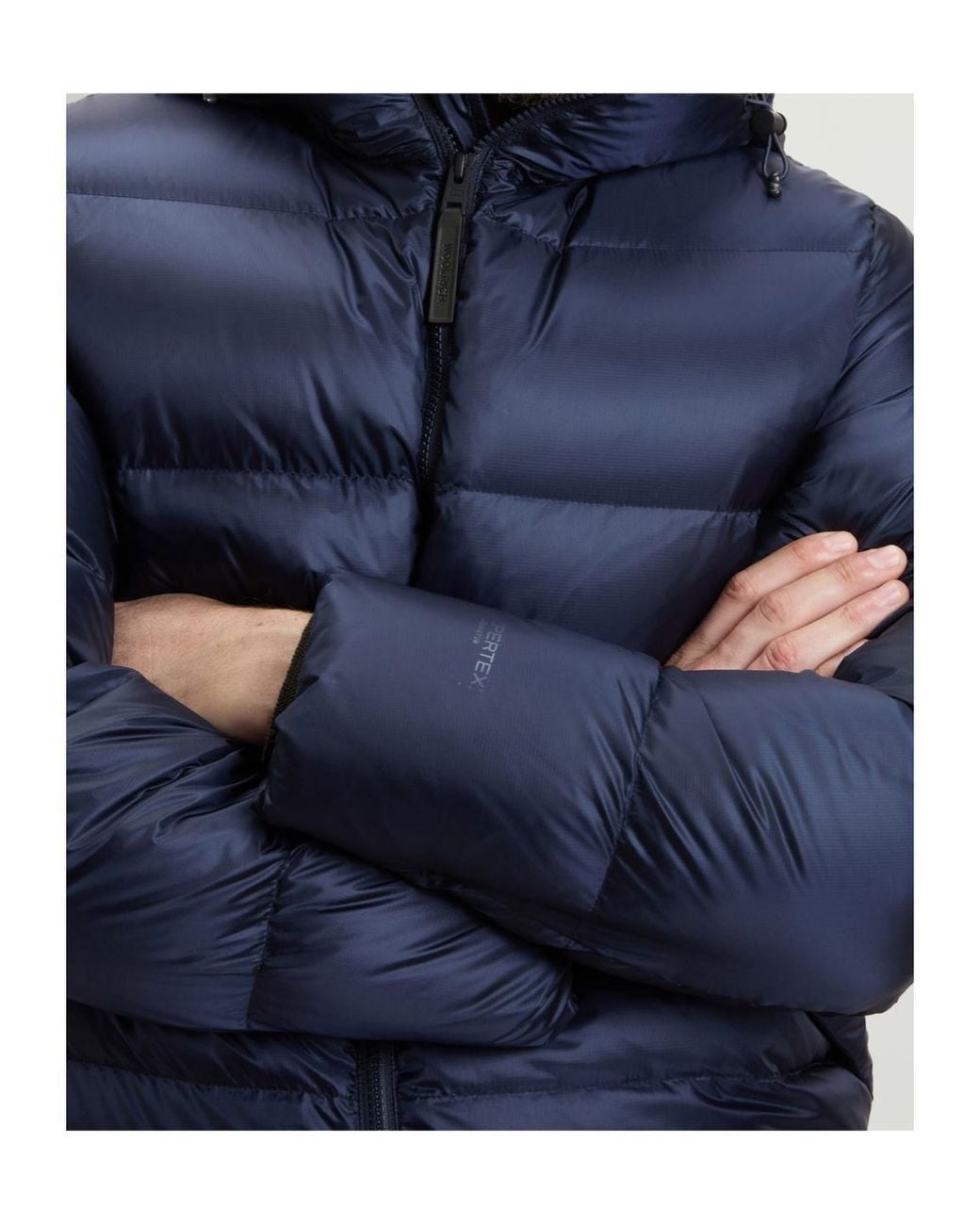 Woolrich Blue Pertex Quilted Jacket for men