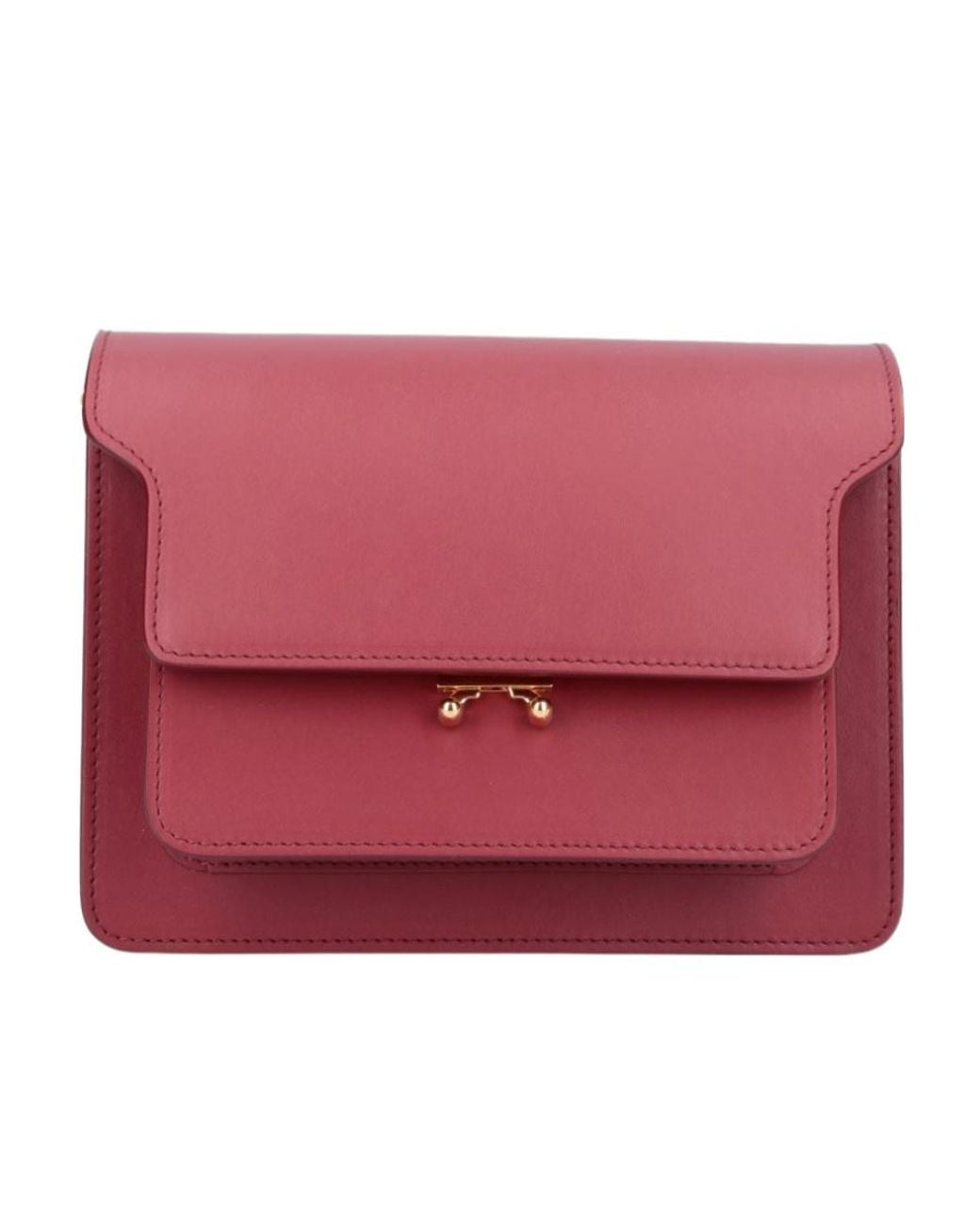 Marni Red Trunk Mini Shoulder Bag