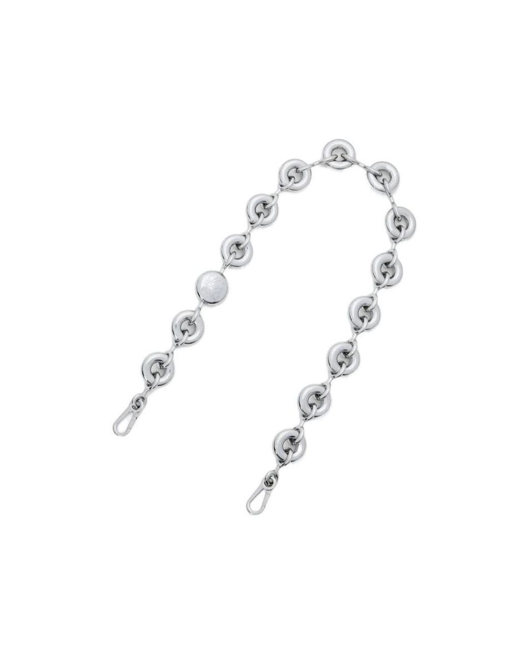 Loewe White Detachable Chunky Chain Strap