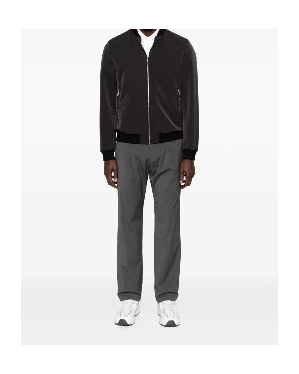 Herno Blue Logo Casual Pants for men