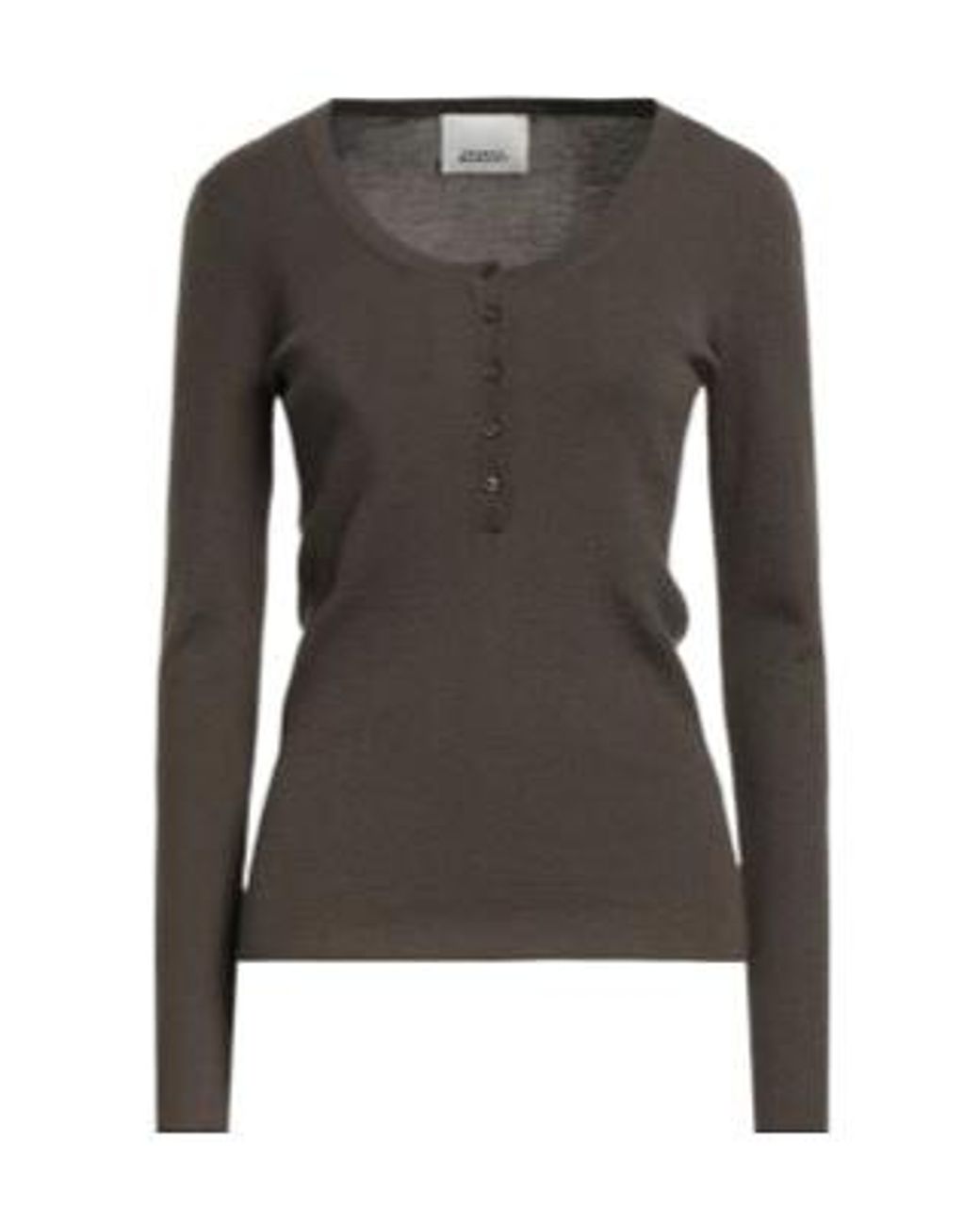 Isabel Marant Black Fashion Solid Color Lightweight Knit Sweater