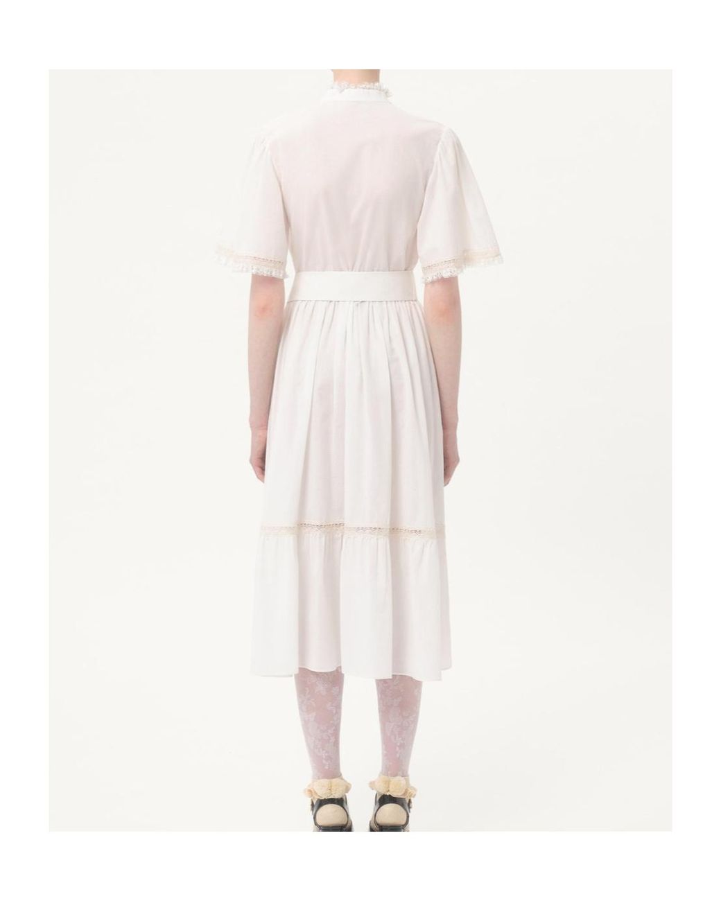 Valentino White Midi Dress