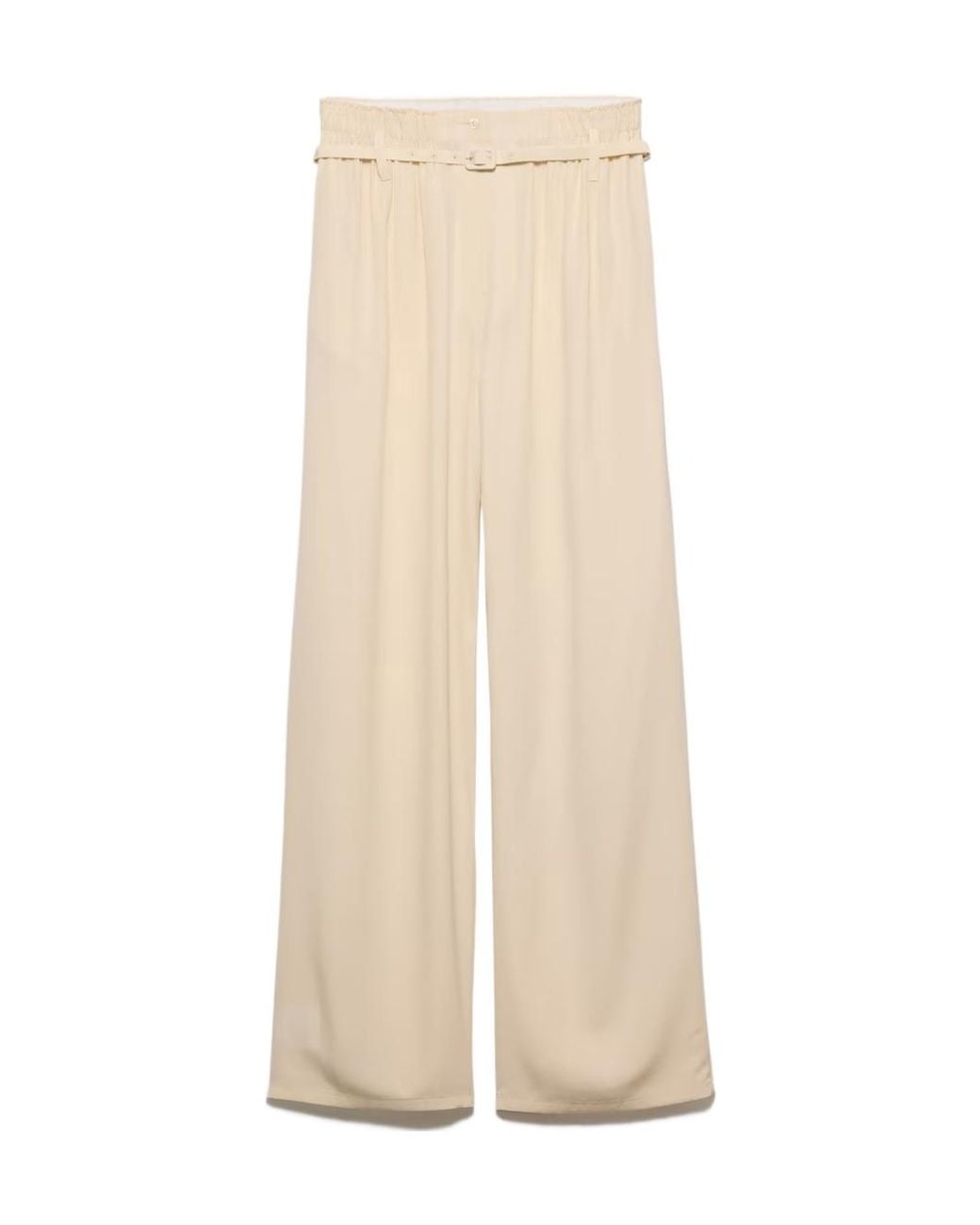 Prada Natural Silk Marocain Pants