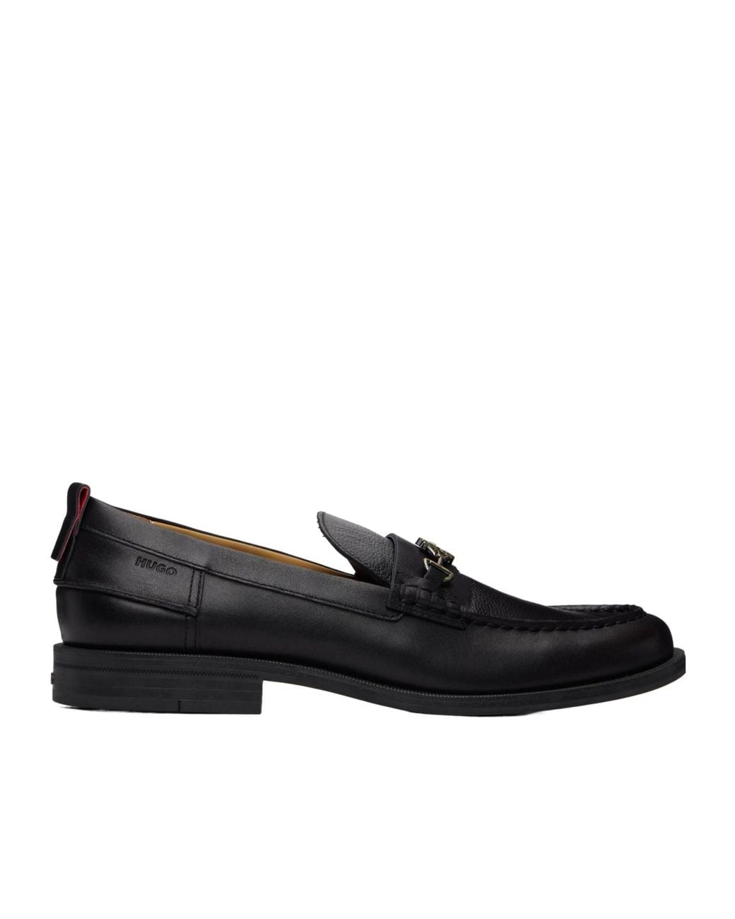 Boss Black Round-Toe Loafers for men