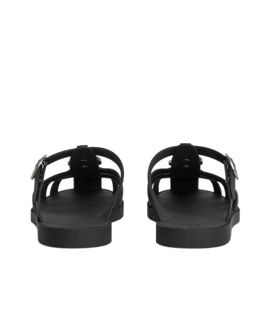 Gucci Black Double G Sandals for men