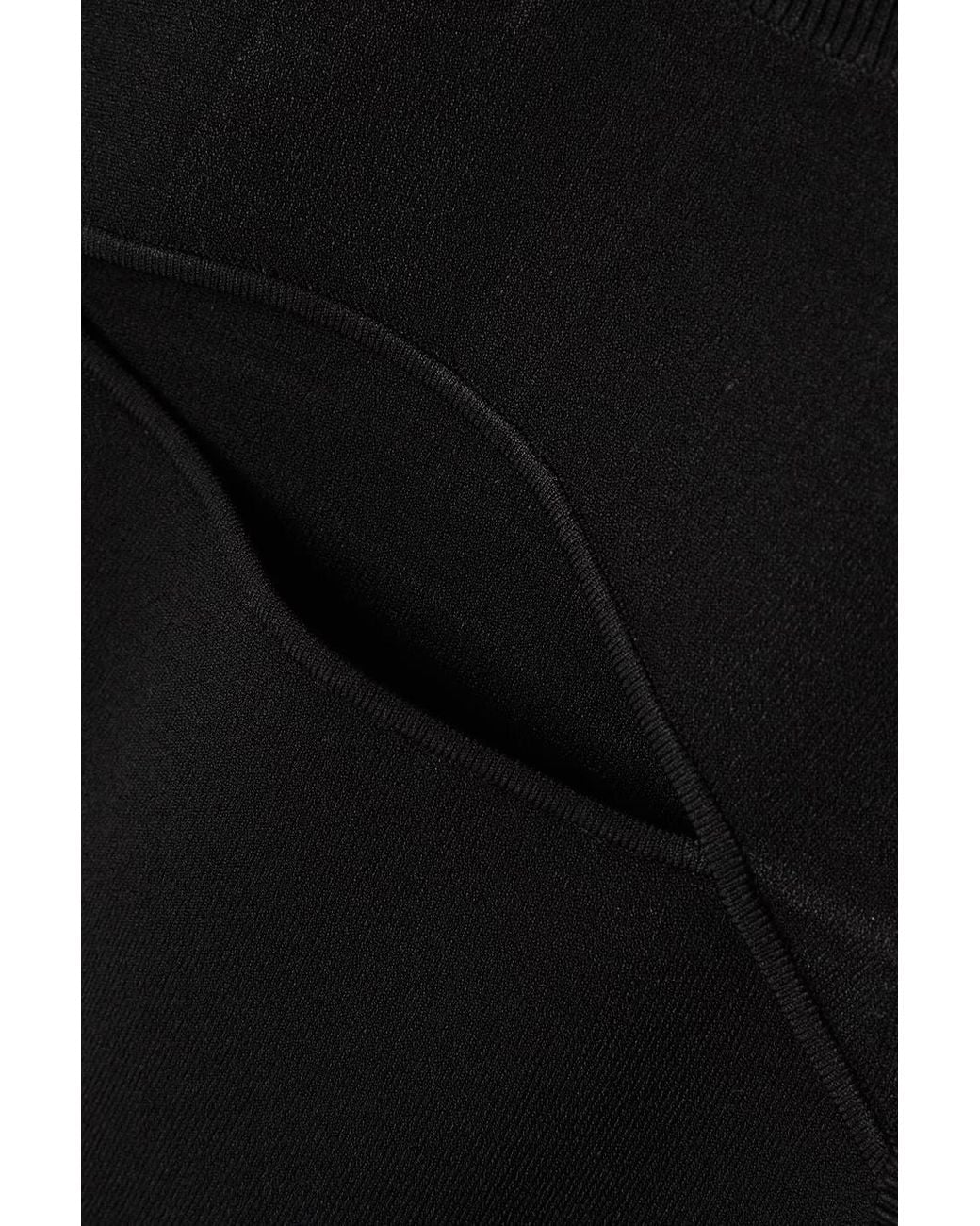 Victoria Beckham Black Vb Body Cut-Out Knit Dress