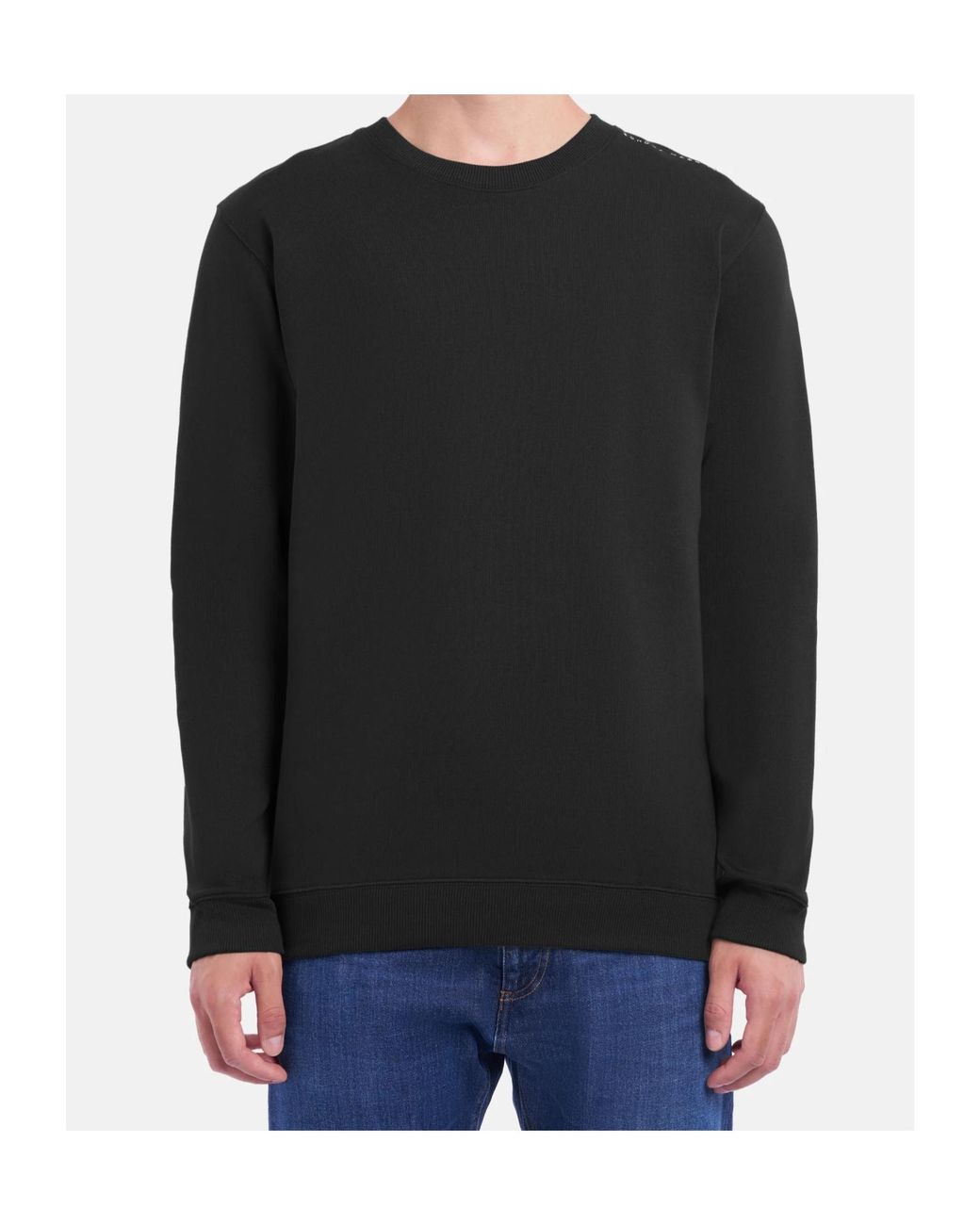 Dondup Black Crew Neck Sweatshirt for men