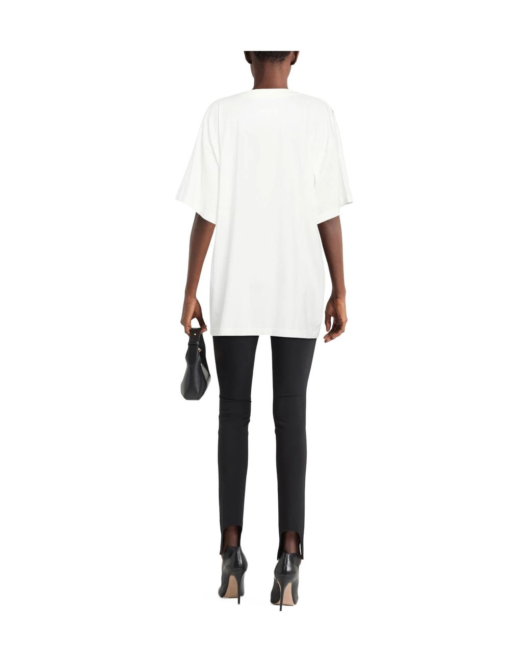 MM6 by Maison Margiela White Oversize-T-Shirts