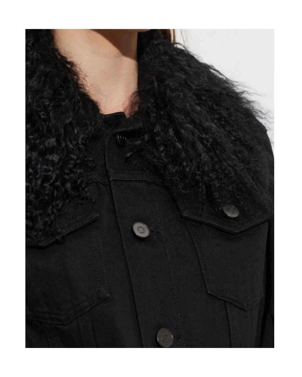 Alaïa Black Alaïa Denim Jacket