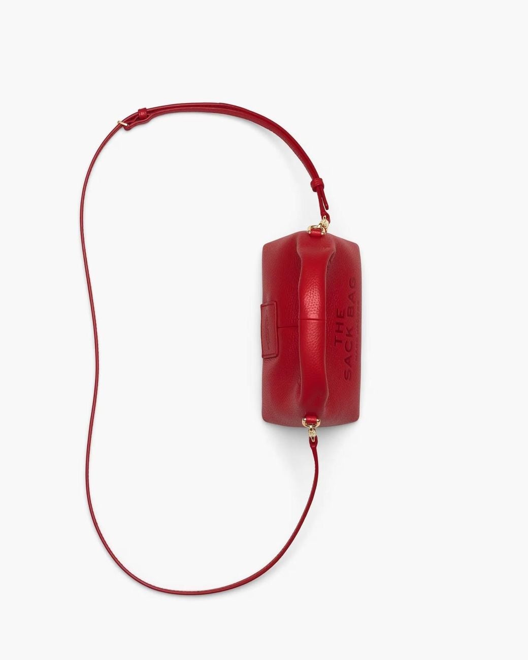 Marc Jacobs Red The Micro Crossbody Sack Bag