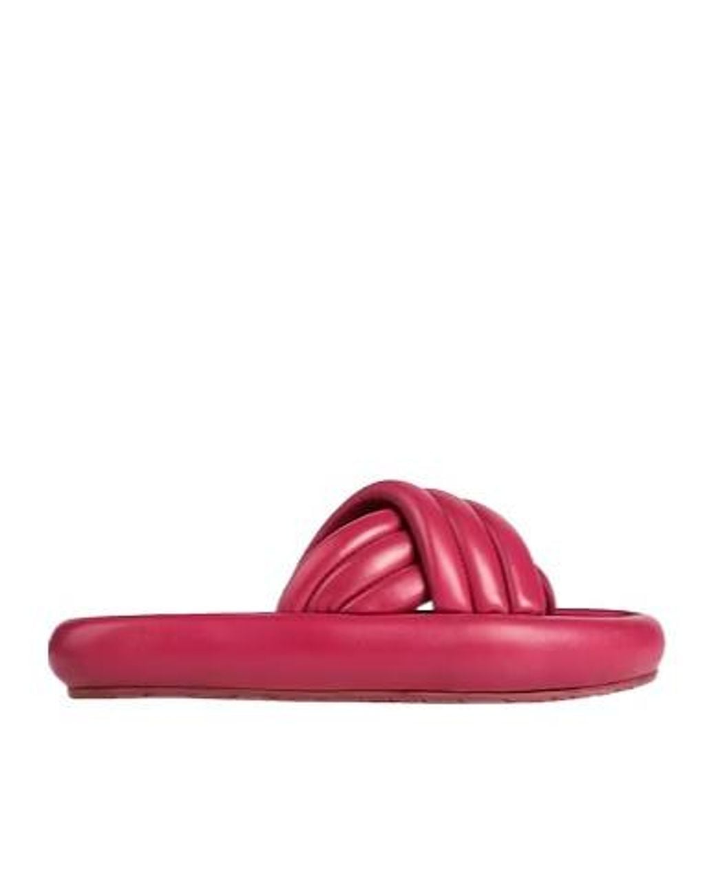 Isabel Marant Red Minimalist Roundtoe Sandals
