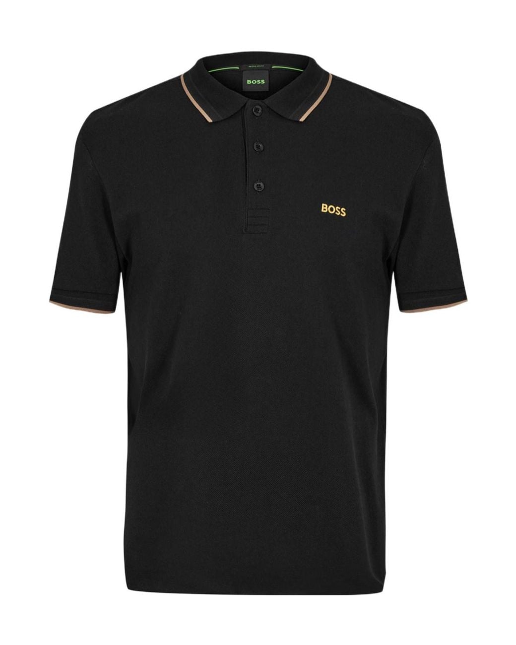 Boss Black Logo Short Sleeve Polo Shirt for men