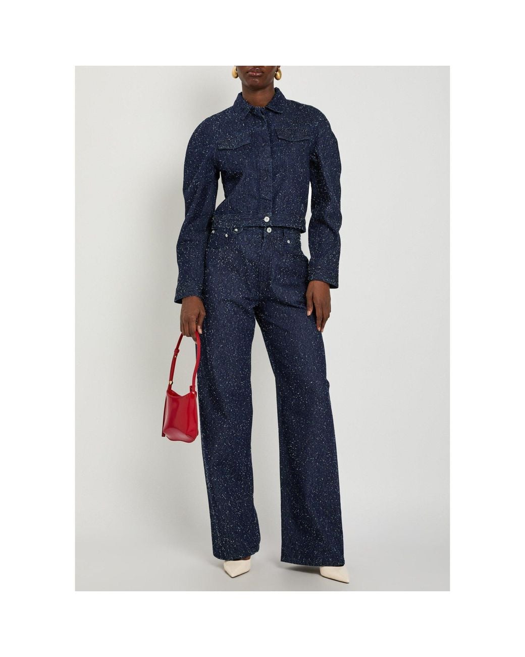 Jacquemus Blue Simple Denim Jacket