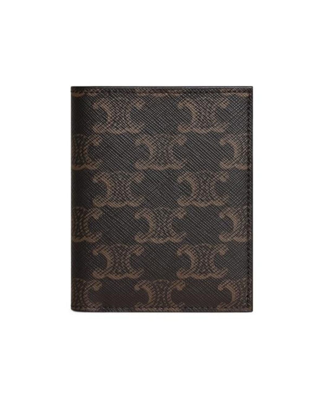 Céline Black Compact Wallet for men