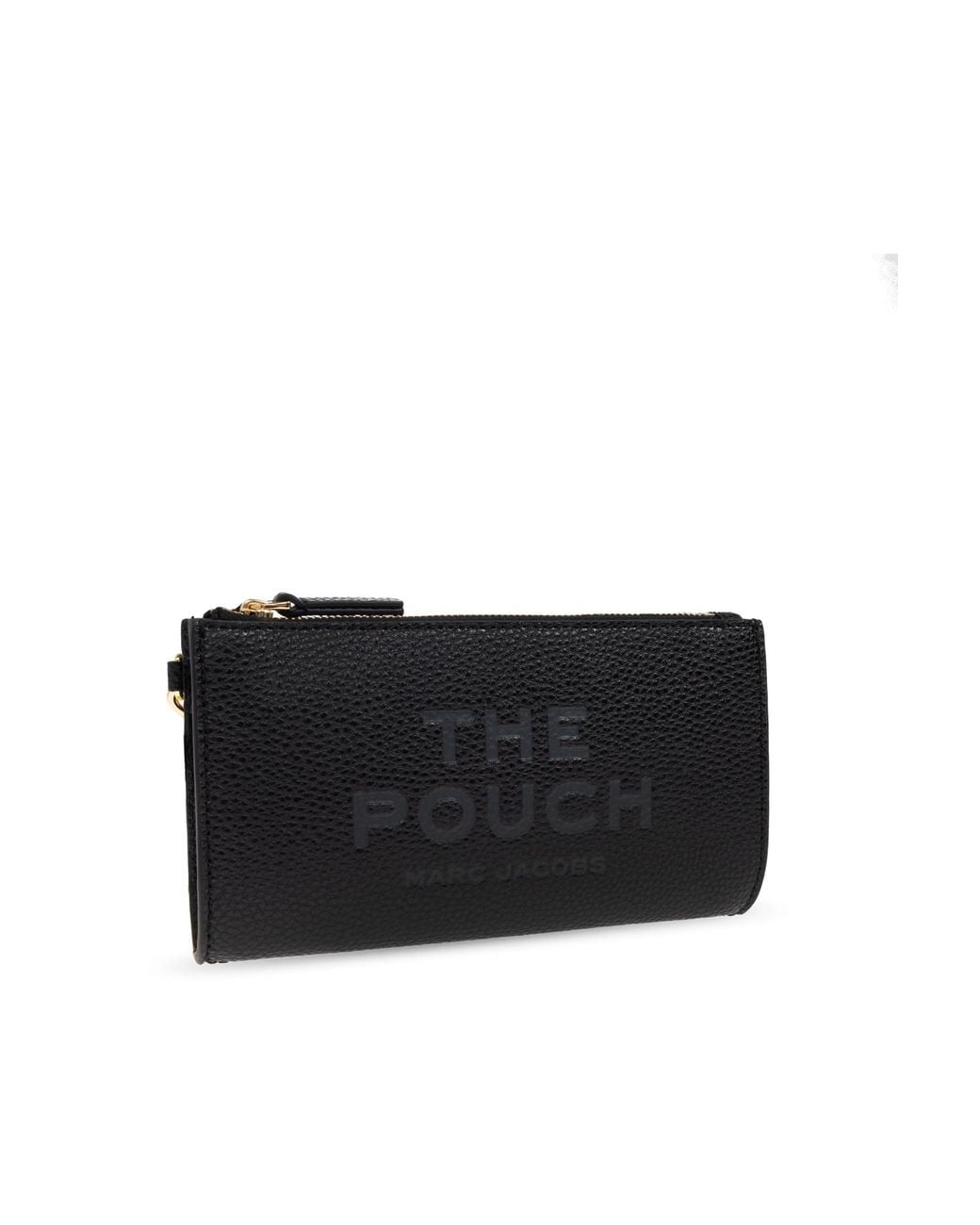 Marc Jacobs Black The Logo Embossed Zipped Pouch