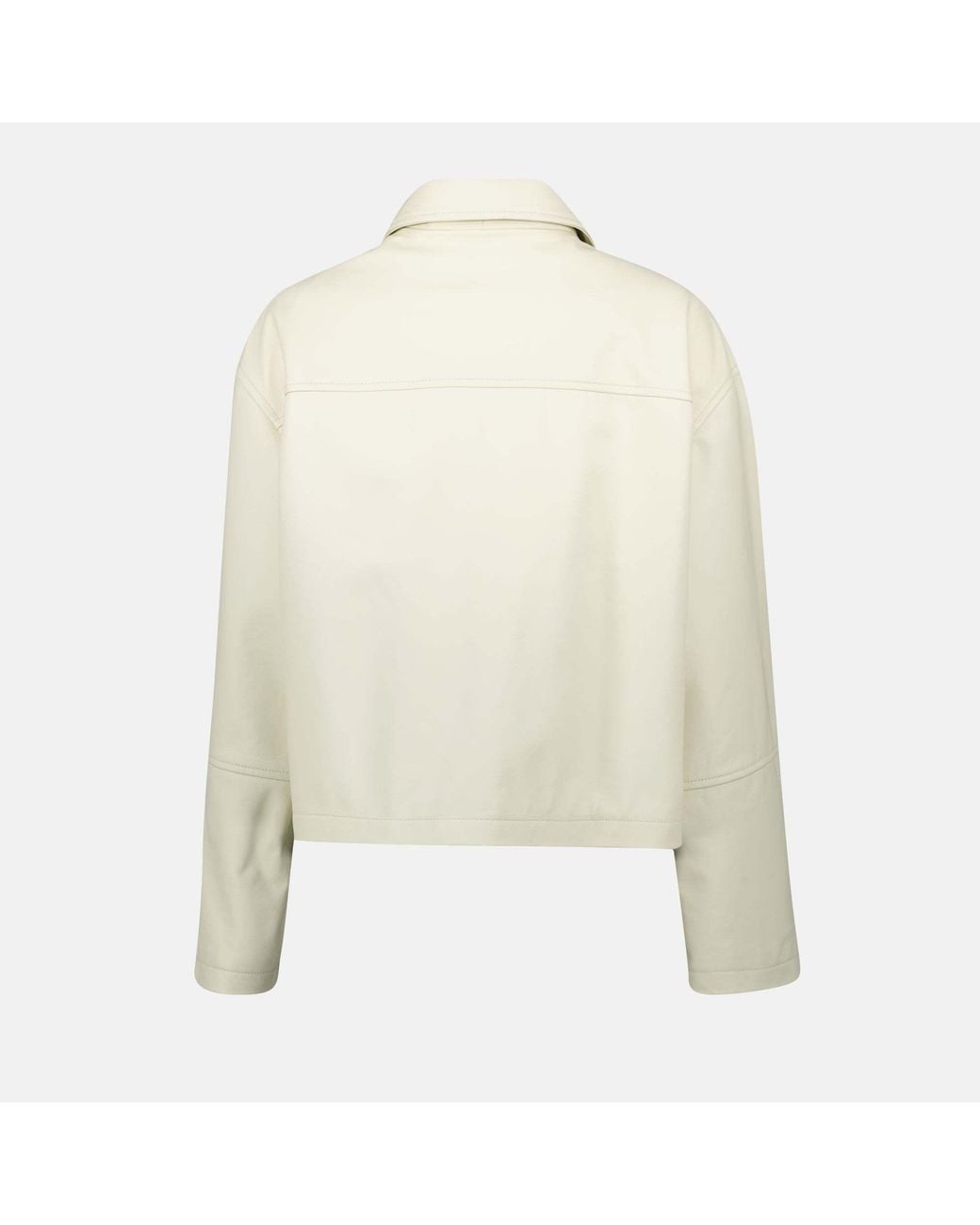 Moschino White Boxy Pocket Jacket