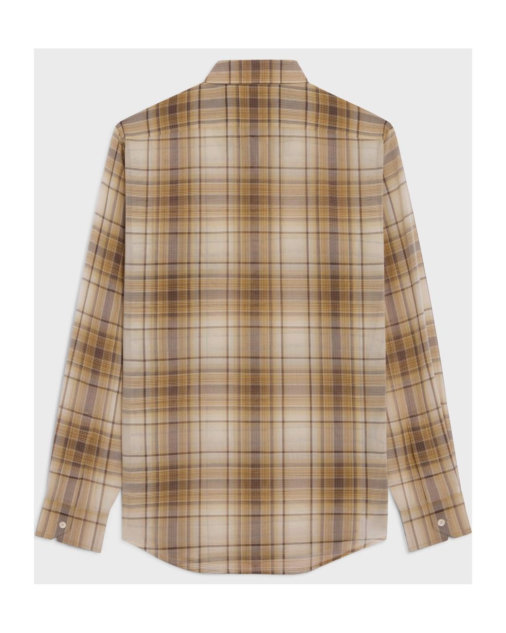 Céline Brown Loose Shirt for men