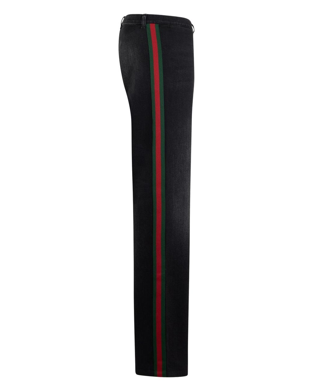 Gucci Blue Side Stripe Flared Jeans for men
