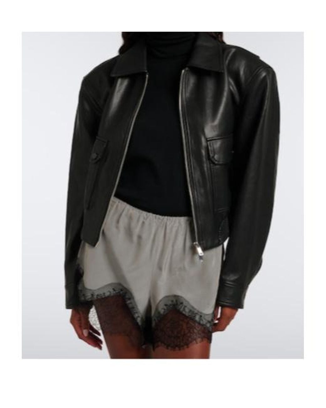 Frankie Shop Black Val Padded Jacket