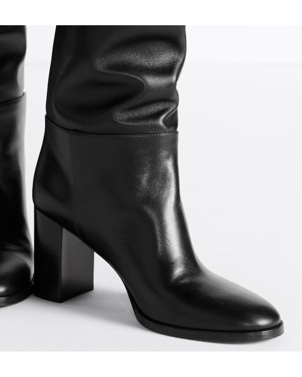 Dior D-Town Heeled Boot in Black | Lyst