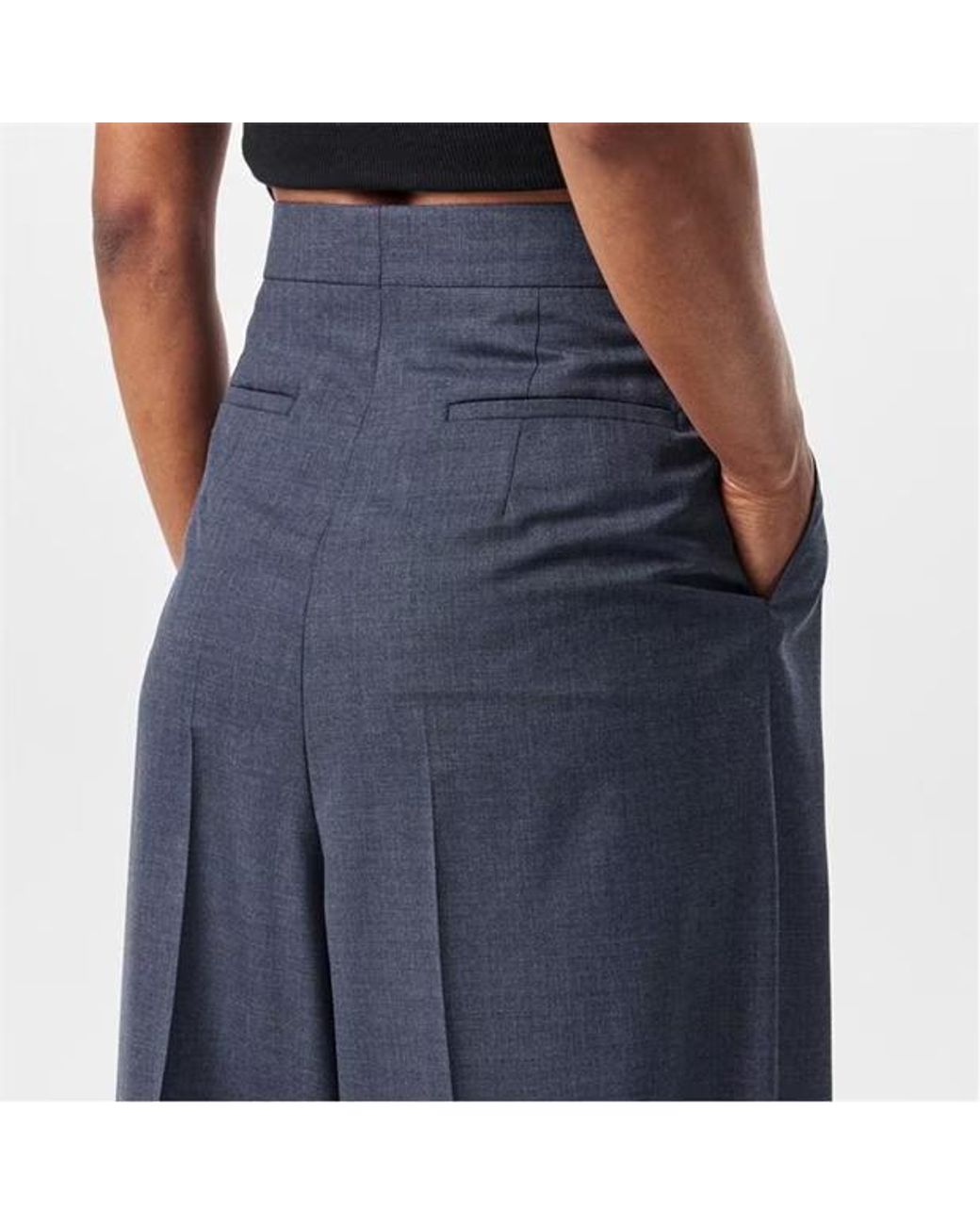 Givenchy Blue Pleated Trousers