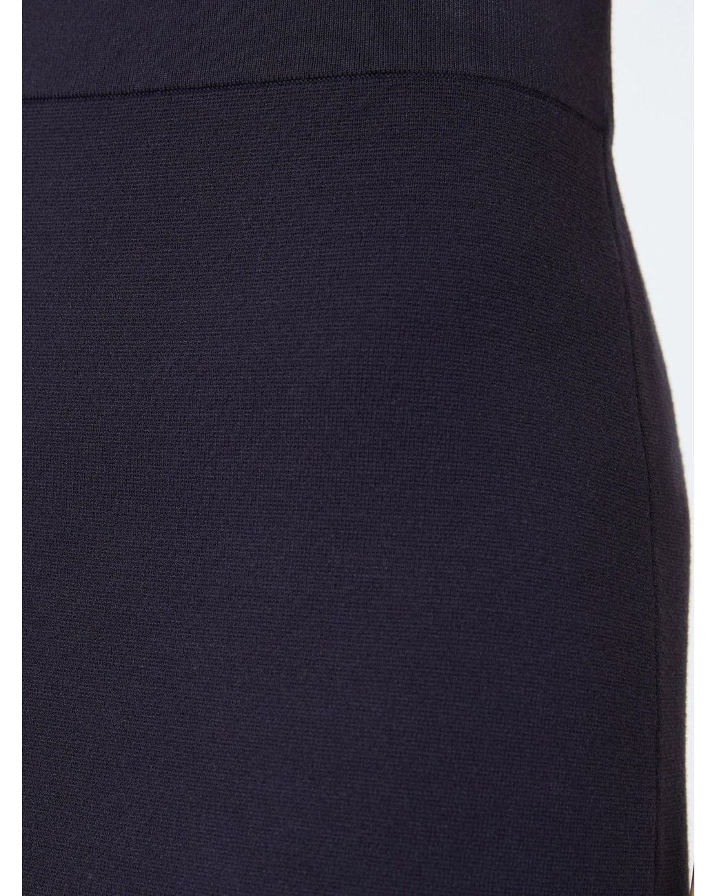 Max Mara Blue Gamma High-Waist Pencil Skirt