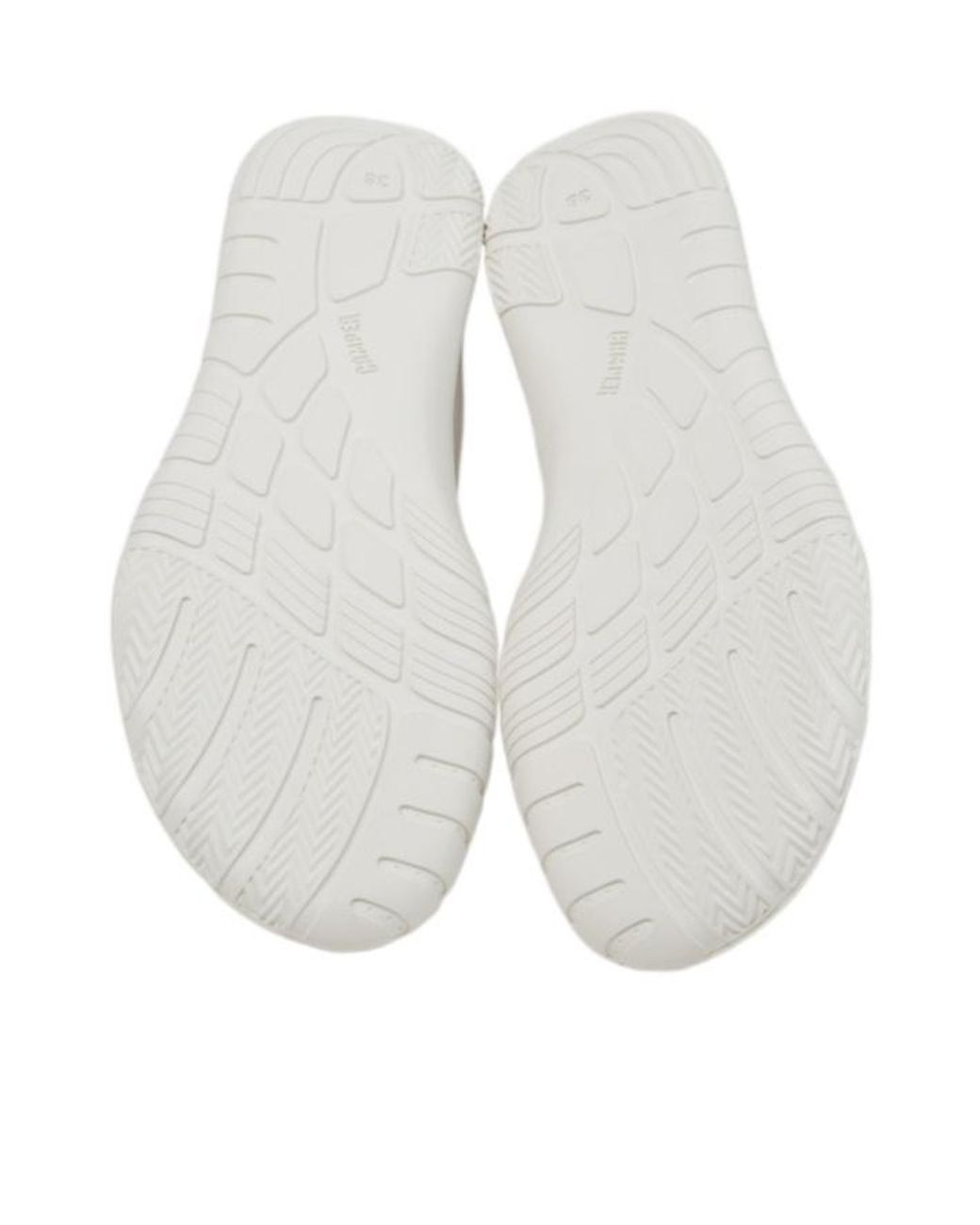 Camper White Leather Sneakers For