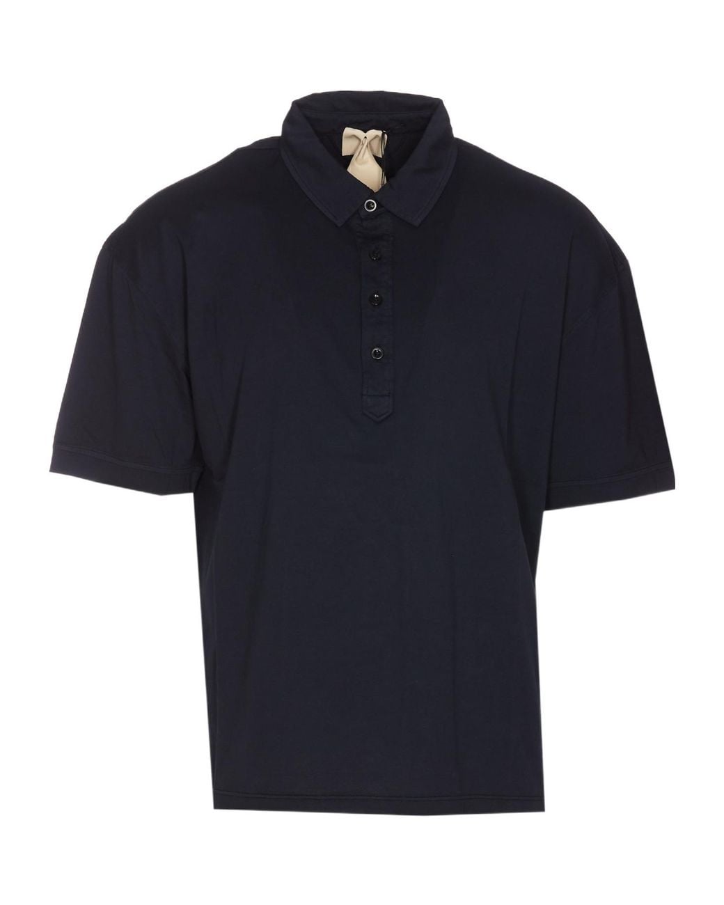 C P Company Blue Short-Sleeved Polo Shirt for men