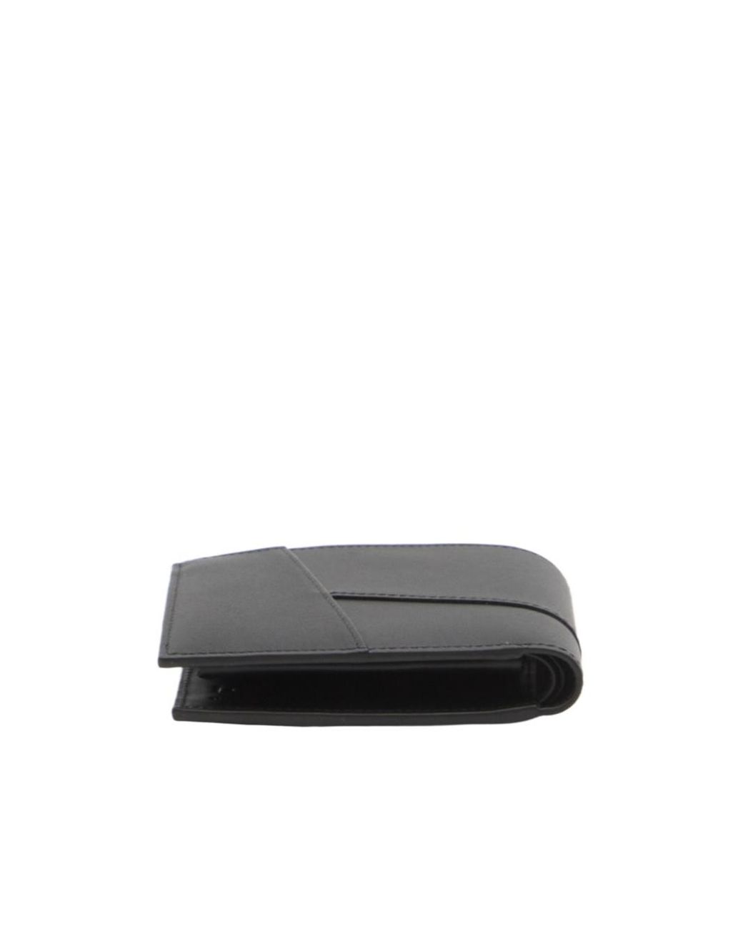 Loewe Black Logo Embossed Bi-Fold Card Holder for men