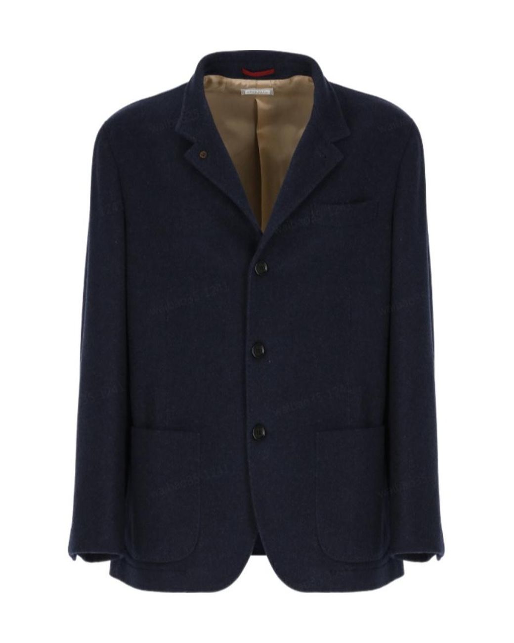 Brunello Cucinelli Blue Long Sleeved Single Breasted Blazer for men