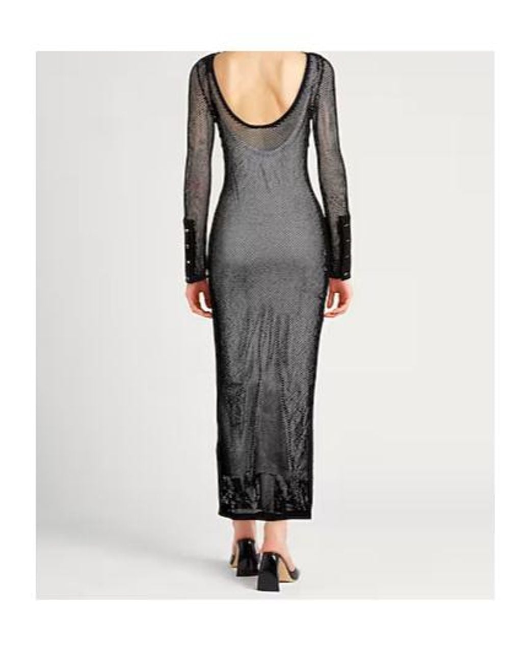 Sportmax Gray Bodycon Dress