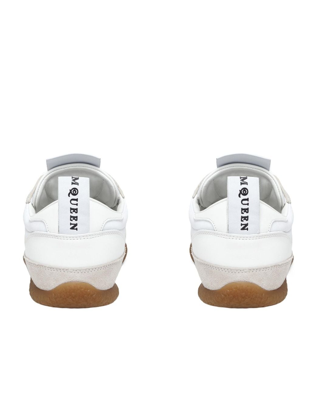 McQueen White Ec1 Lace-Up Sneakers