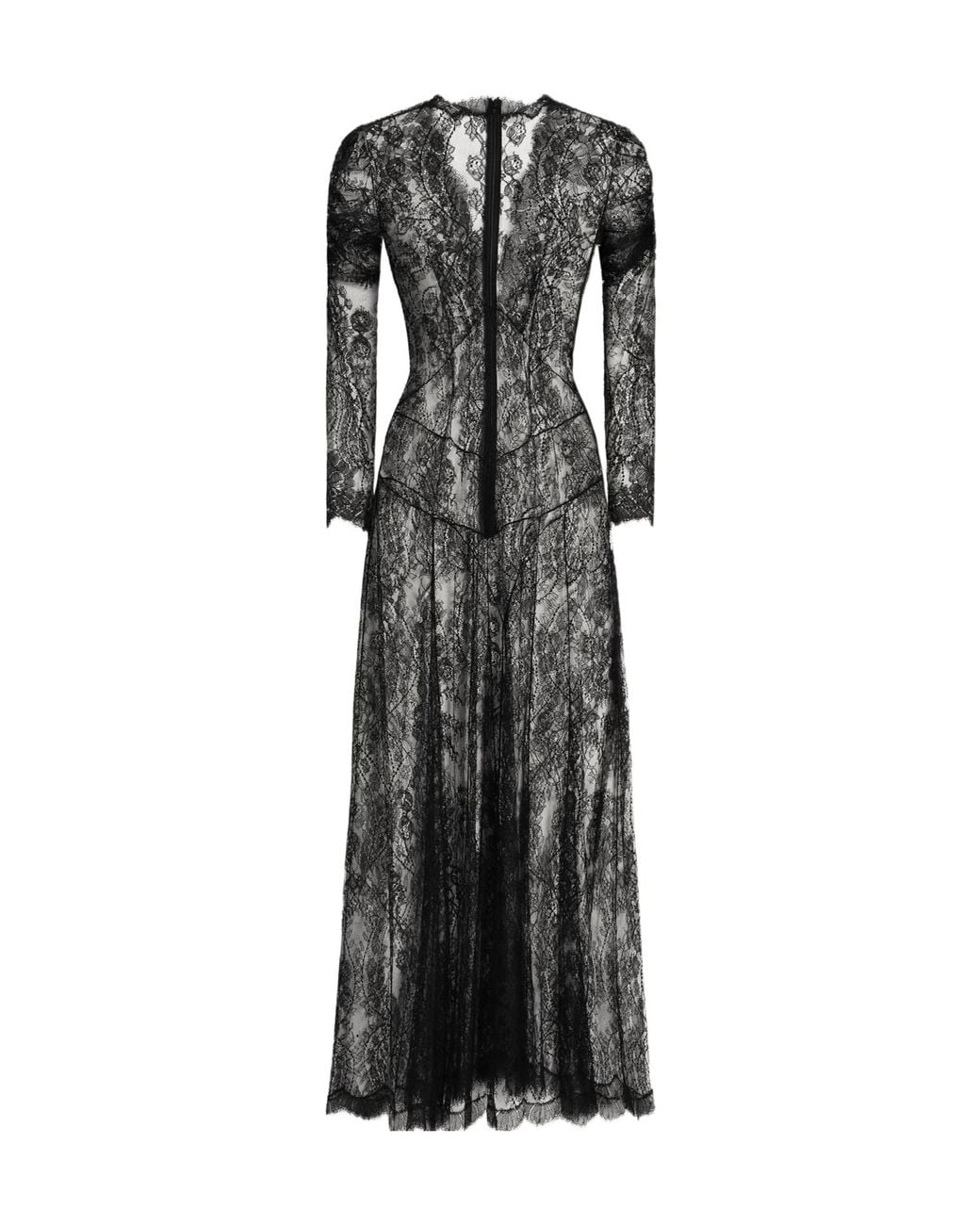 Dolce & Gabbana Black Chantilly Lace Dress