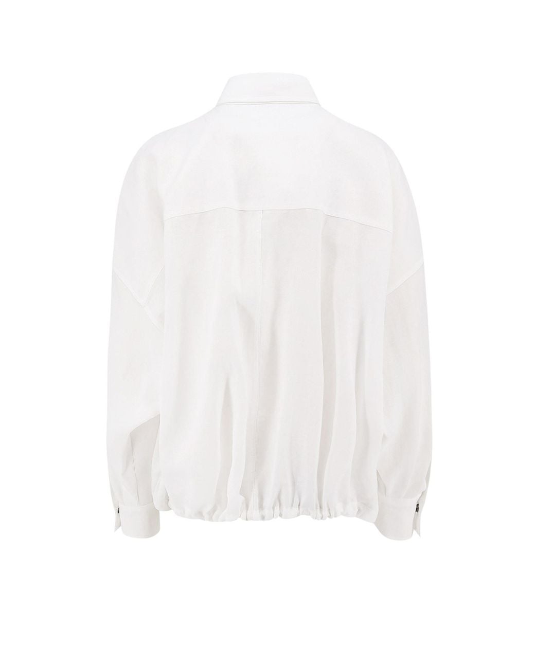 Brunello Cucinelli White Buttoned Pocket Shirt