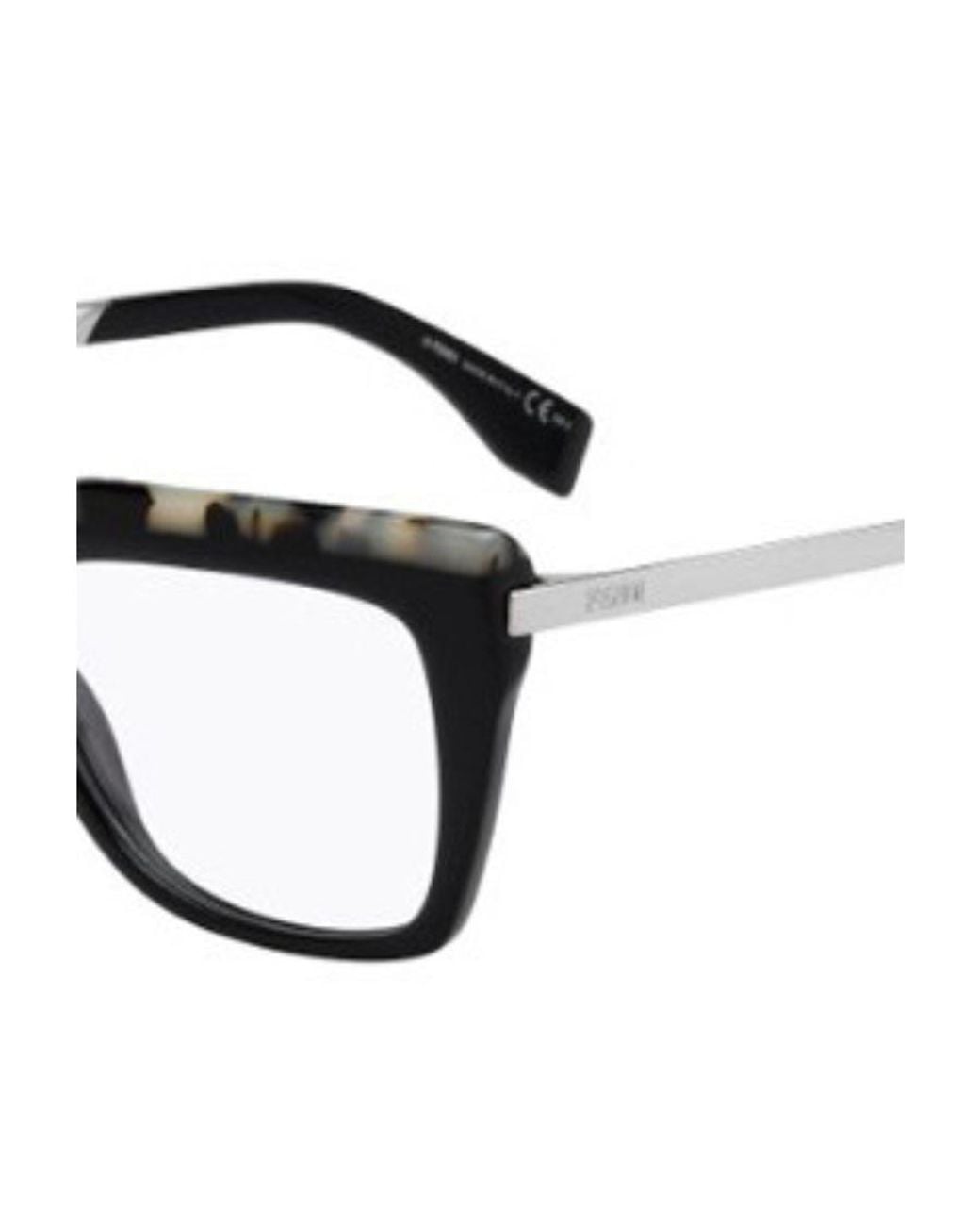 Fendi Metallic Logo Detail Optical Glasses