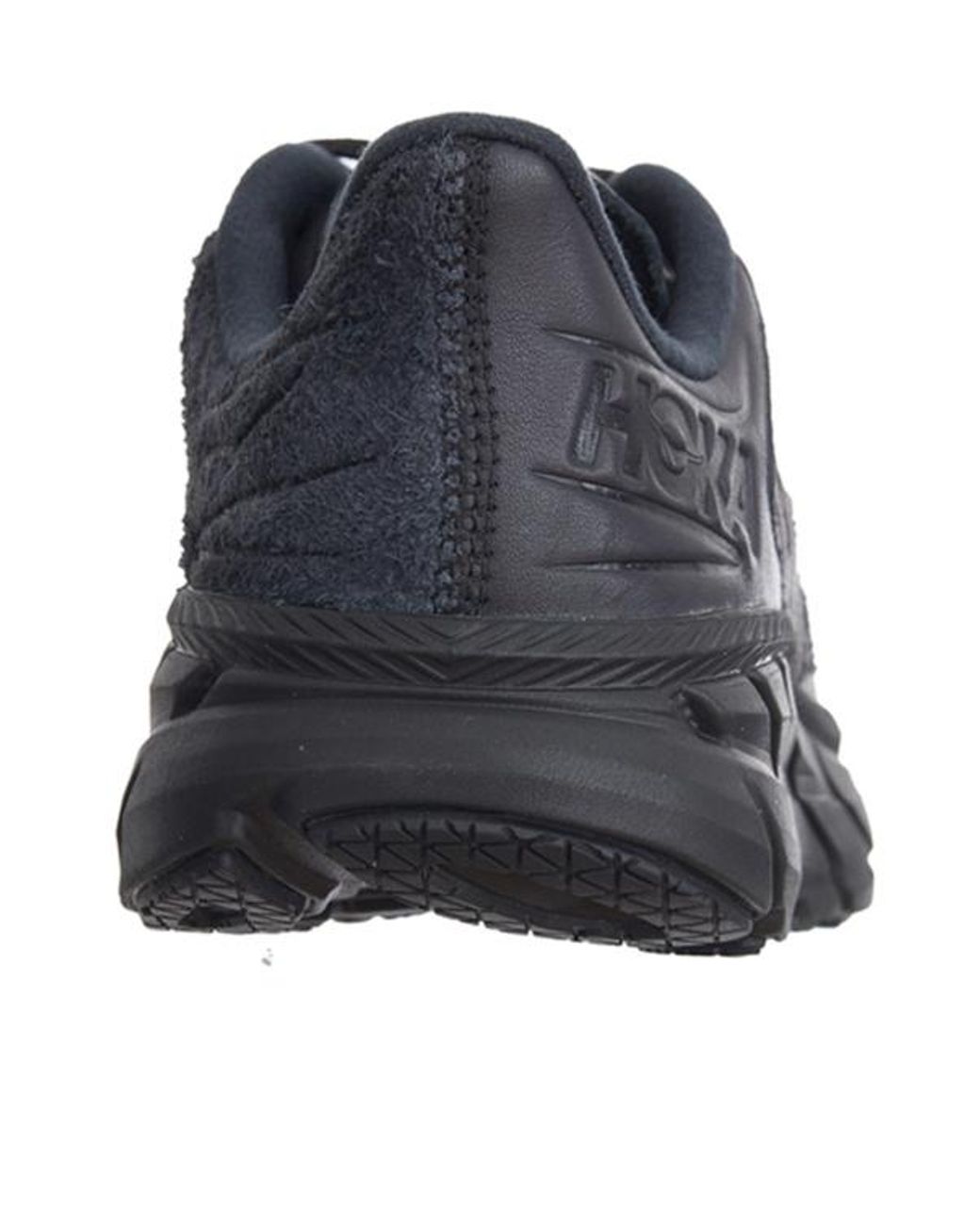 Hoka One One Black Lace-Up Low-Cut Sneakers for men
