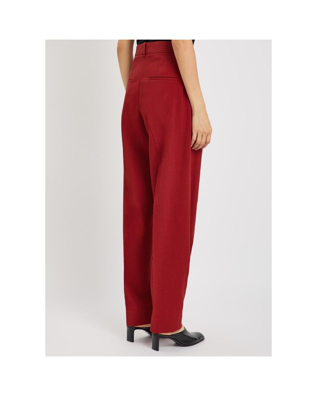 Rohe Red Woolen Trousers