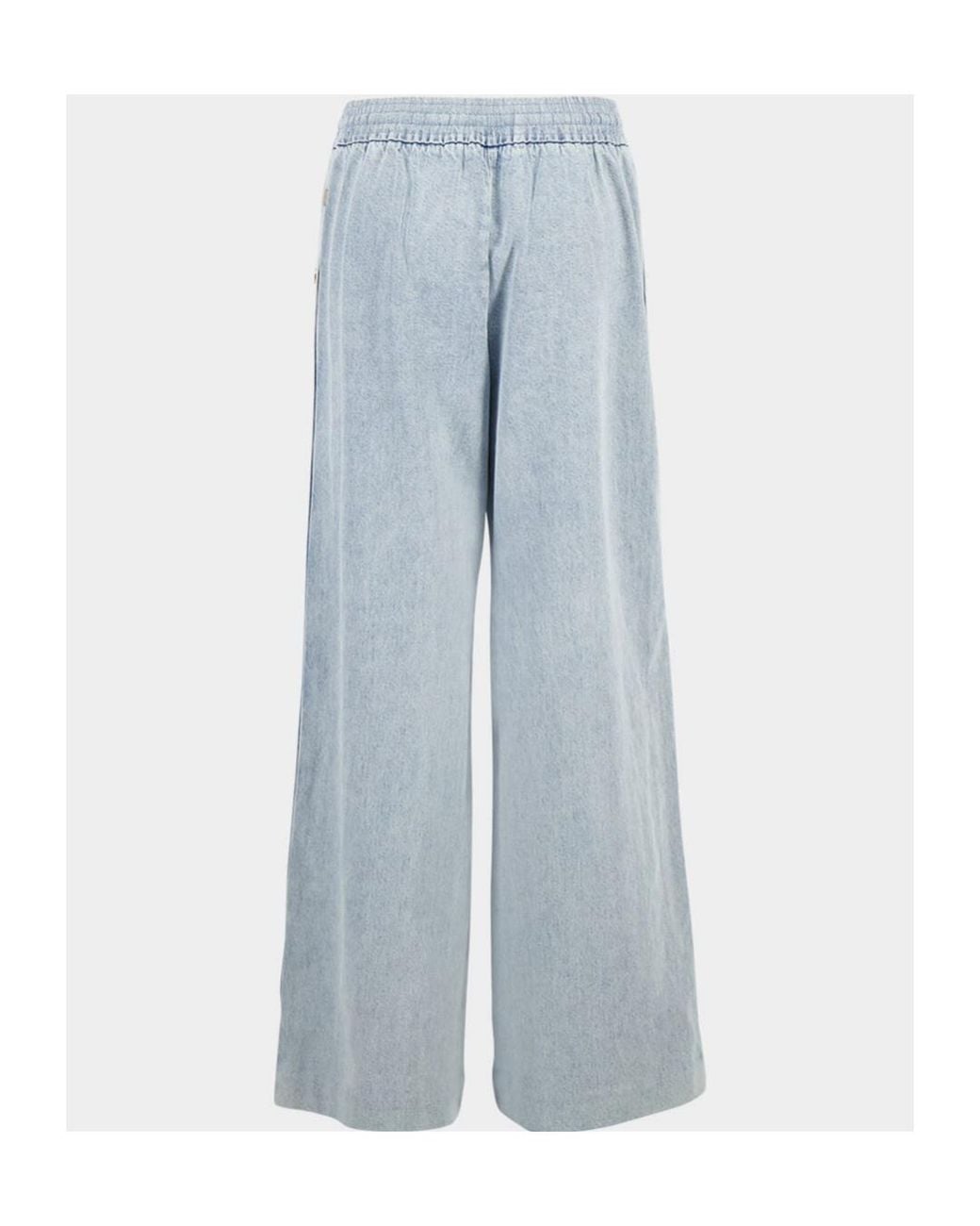 Zimmermann Gray Rebellion Drawstring Jeans