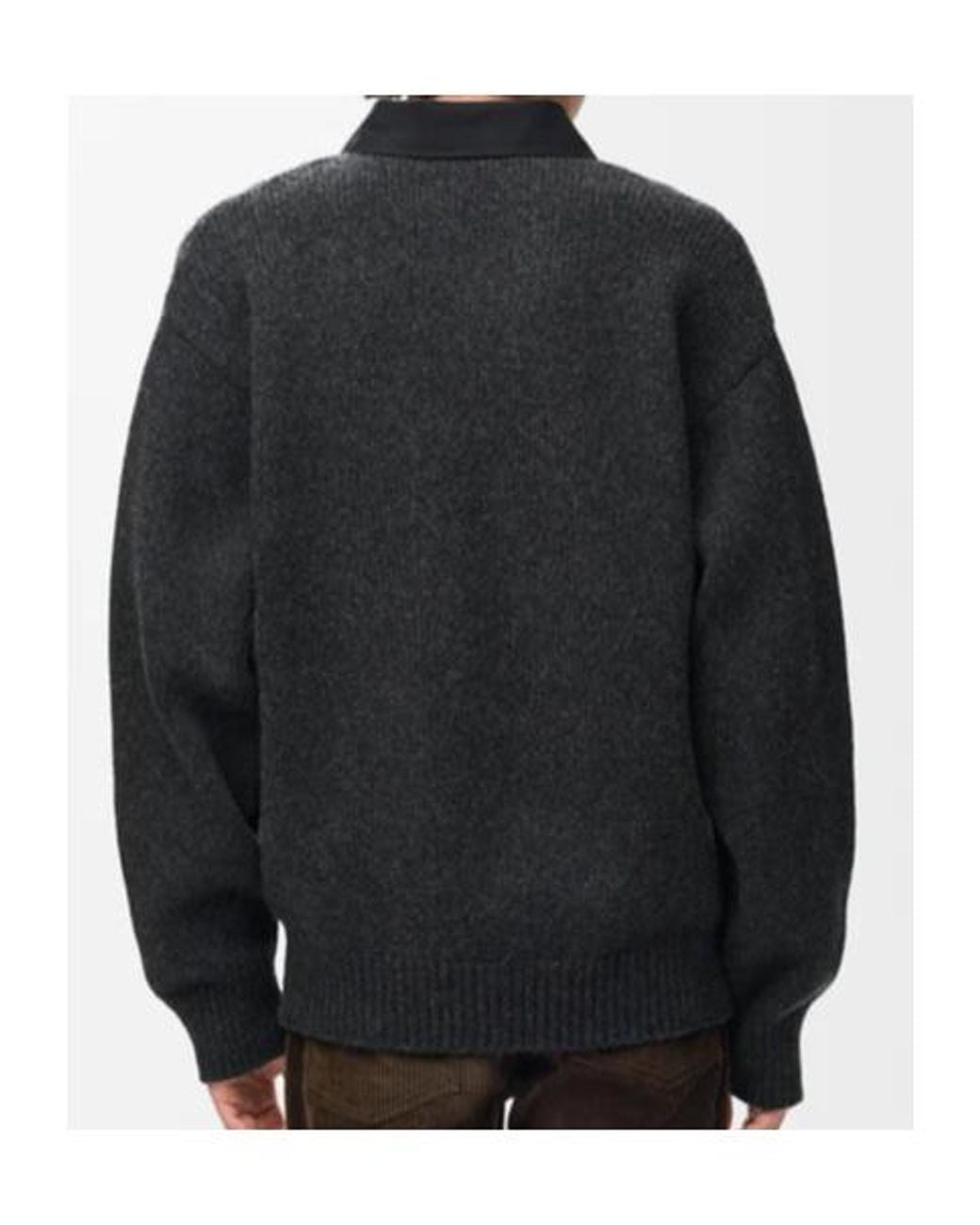 Loewe Black Polo Sweater for men