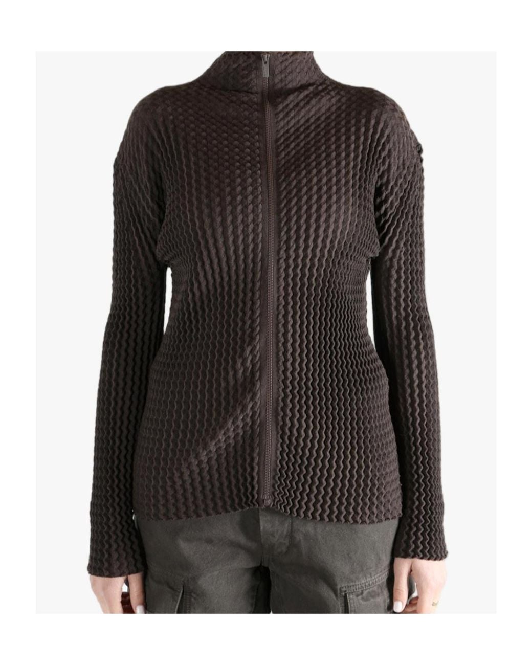 Issey Miyake Gray Spongy-66 Zip Jacket