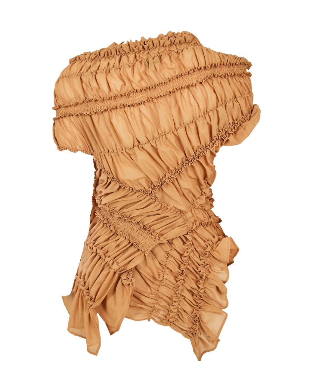 Magda Butrym Brown Short-Sleeve