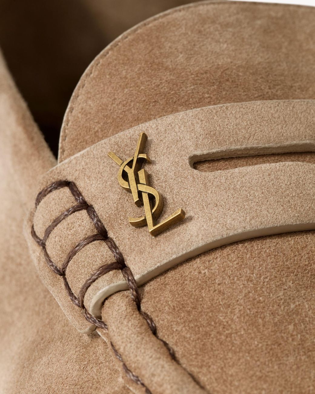 Saint Laurent Brown Le Loafer Foldable Loafers for men